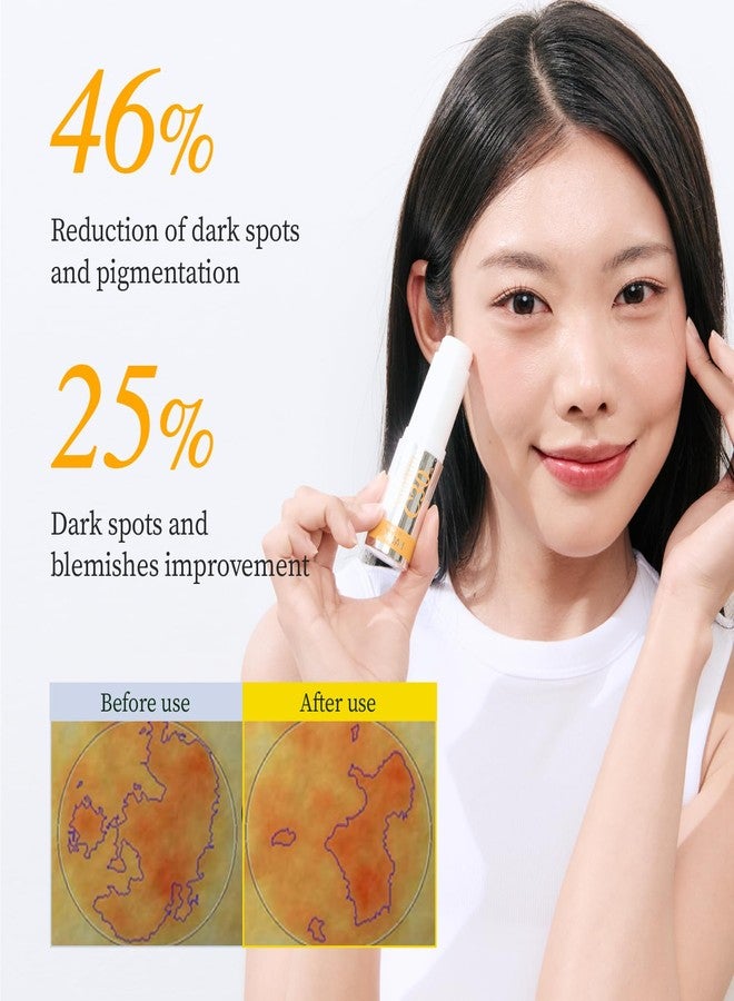 يادا بلسم ياداه المصحح بفيتامين سي 30 (0.35 أونصة) - عناية متعددة شاملة لإزالة البقع الداكنة، يحتوي على 30% من حمض الأسكوربيك النقي وفيتامين إي لبشرة مشرقة ومغذية، بلسم أساسي ونهائي لتفتيح البشرة - Image 3